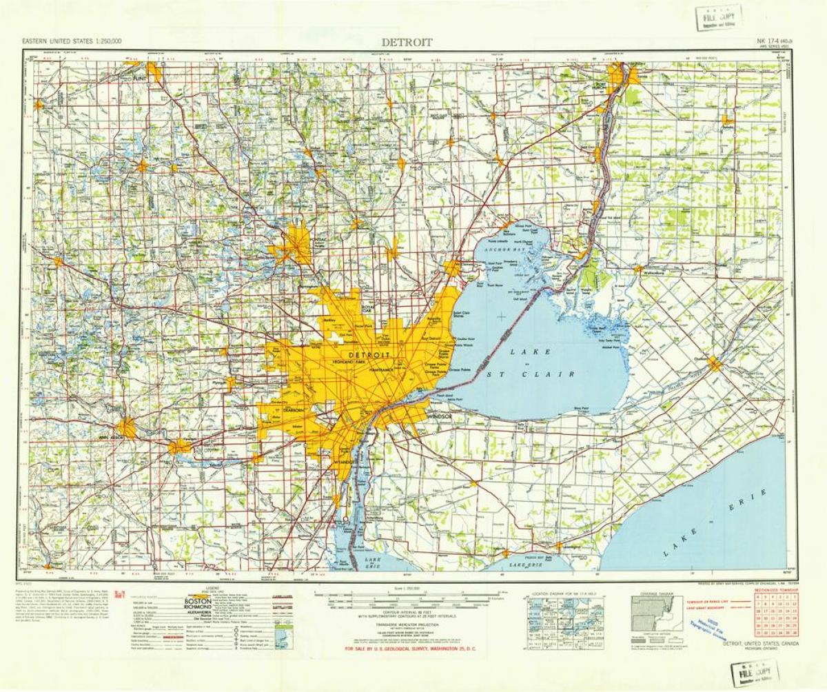 Detroit USA peta