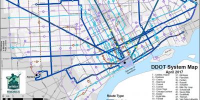 Peta Detroit Bas