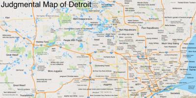 Menghakimi peta Detroit